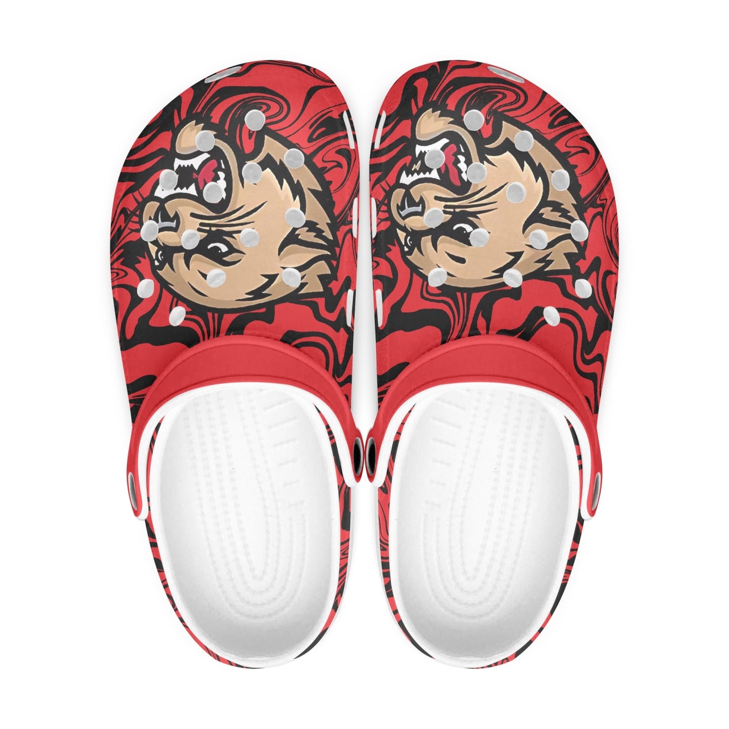 Cougars Psychedelic Print "Crocs"