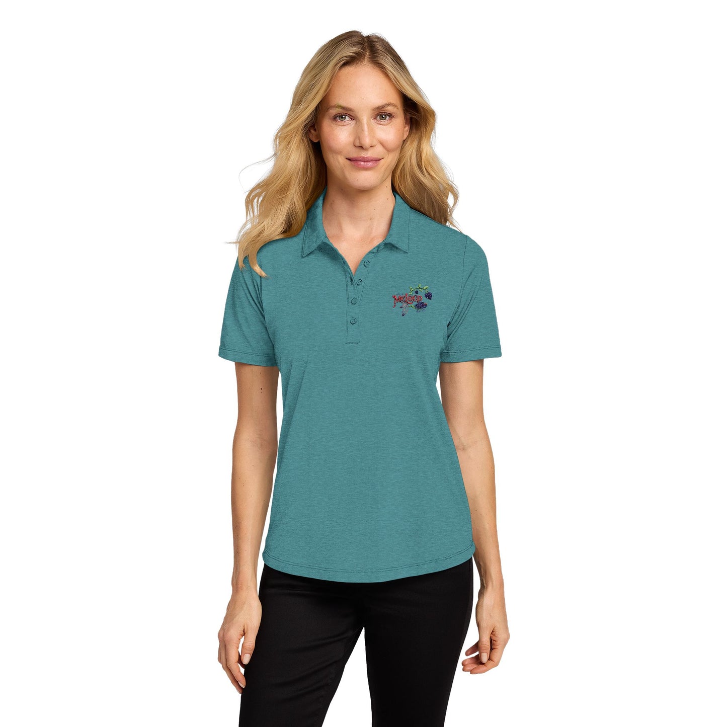 Ladies Polo Shirt — Embroidered City of McLoud