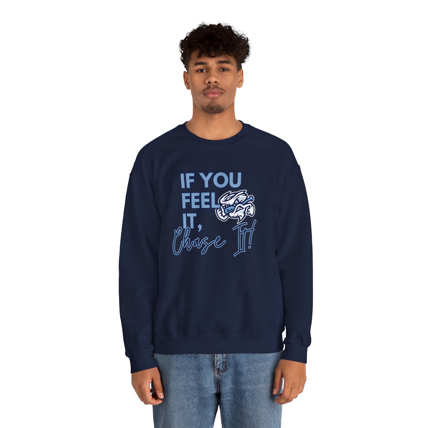 "Chase It" Unisex Heavy Blend™ Crewneck Sweatshirt
