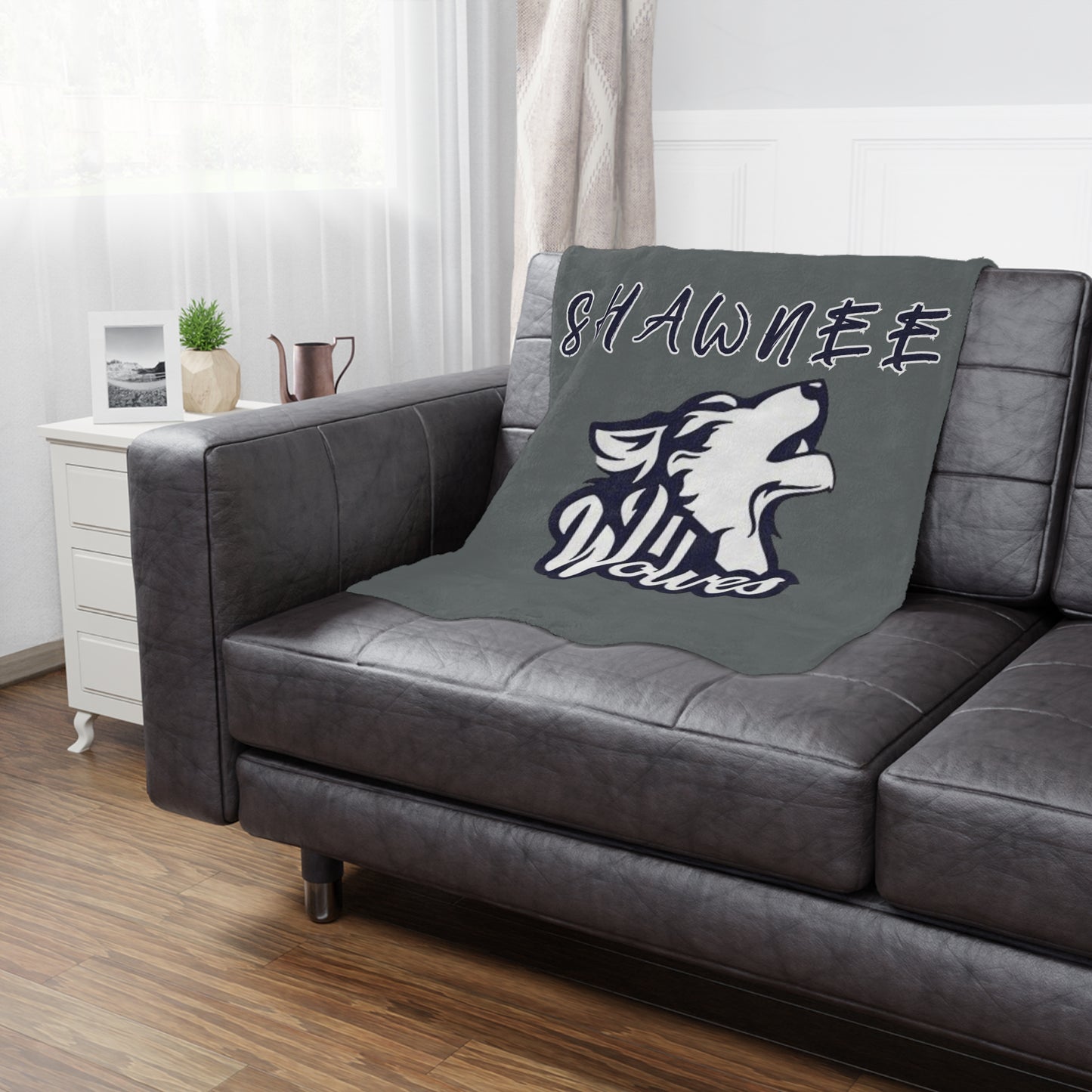 Shawnee Wolves Microfiber Blanket