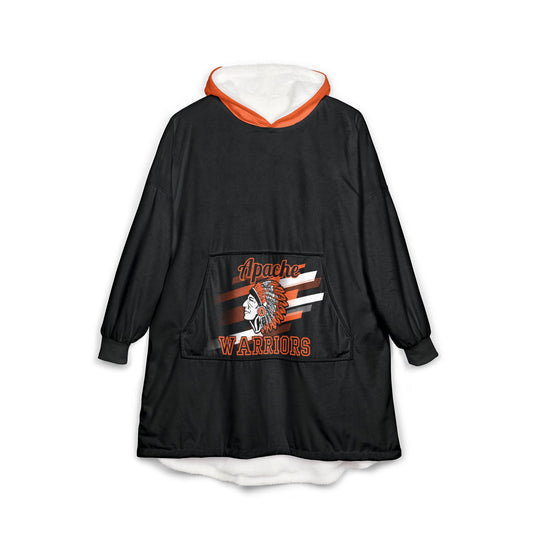 Apache Warriors Unisex Hooded Blanket Perfect for Game Day