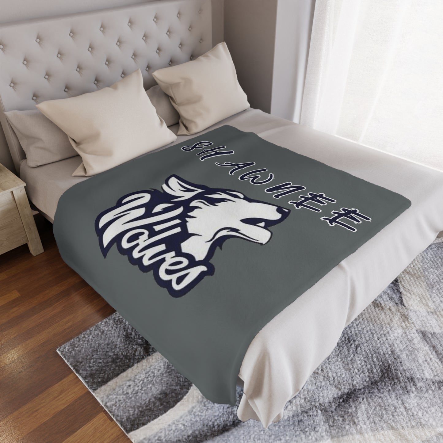 Shawnee Wolves Microfiber Blanket