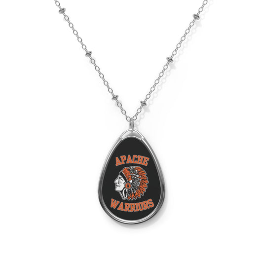 Apache Warrior Oval Necklace