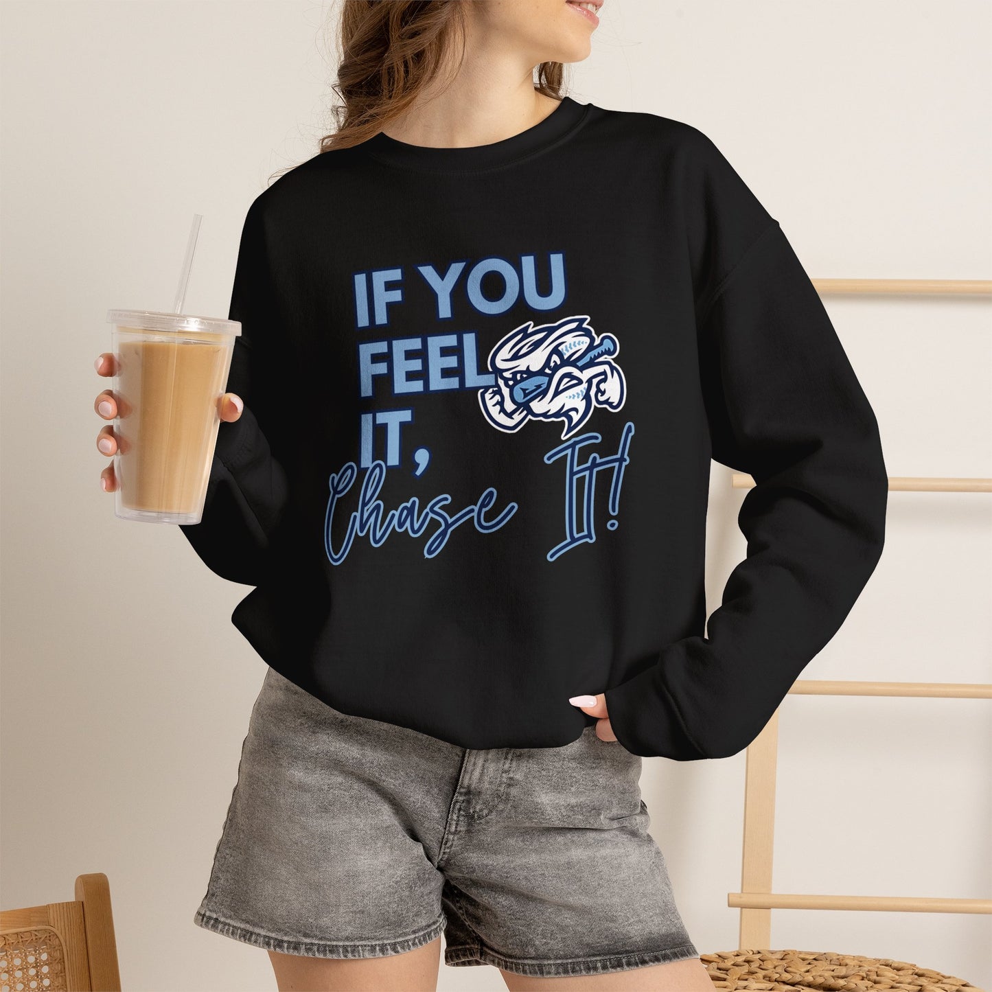 "Chase It" Unisex Heavy Blend™ Crewneck Sweatshirt