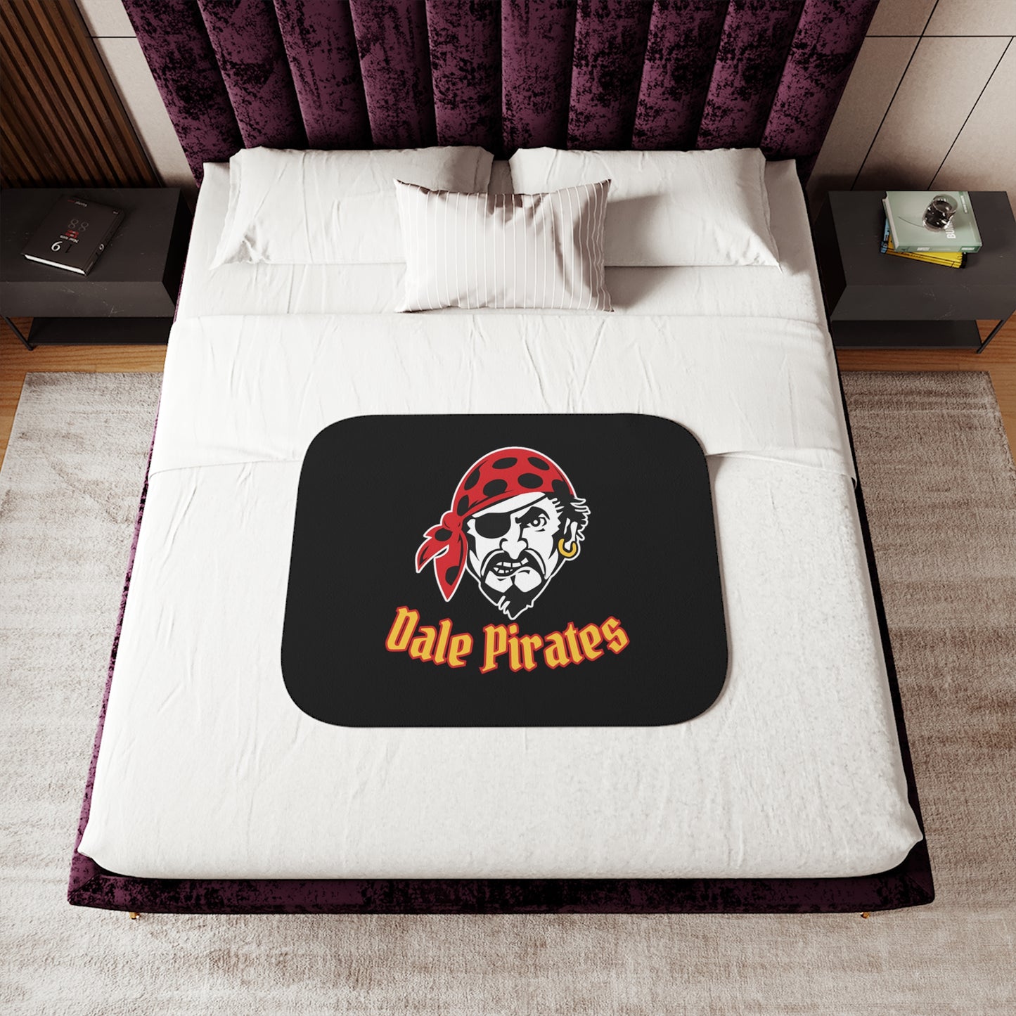 Dale Pirates Sherpa Blanket, Two Colors