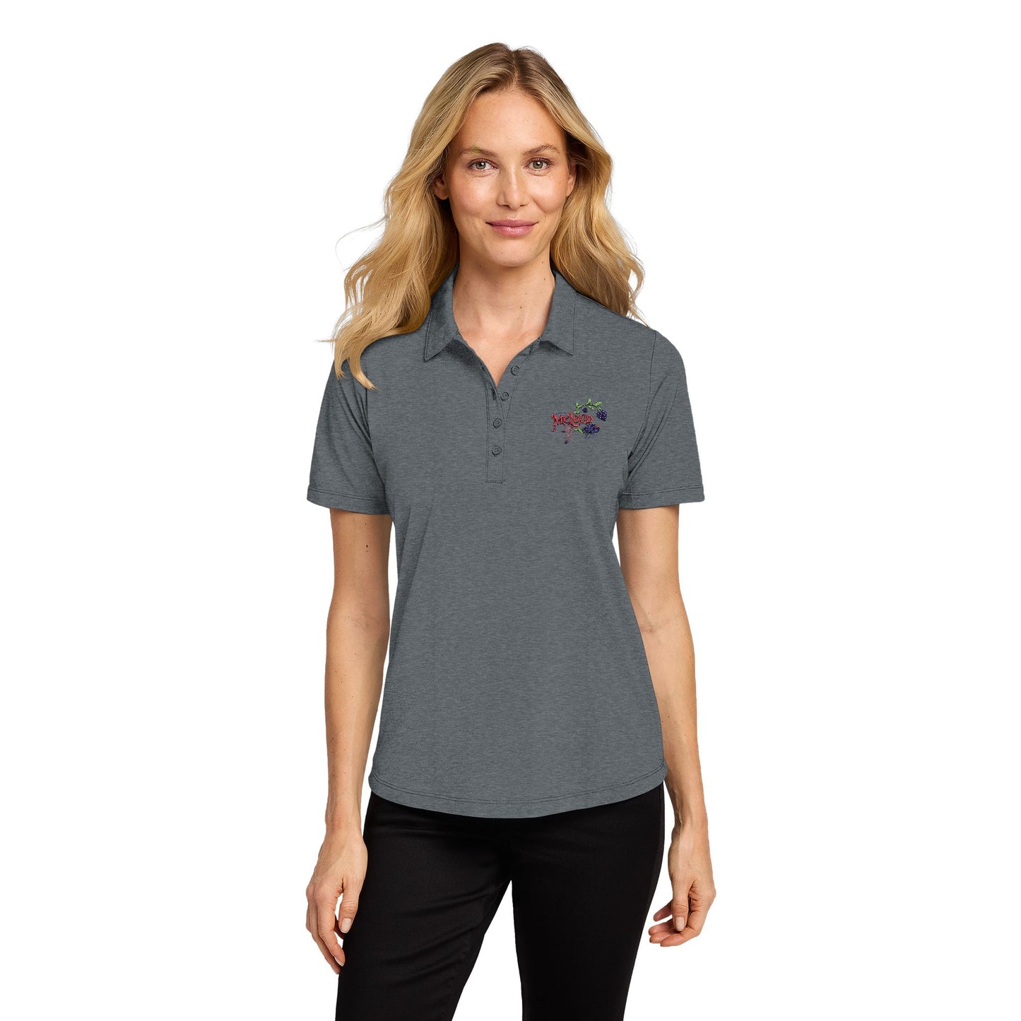 Ladies Polo Shirt — Embroidered City of McLoud