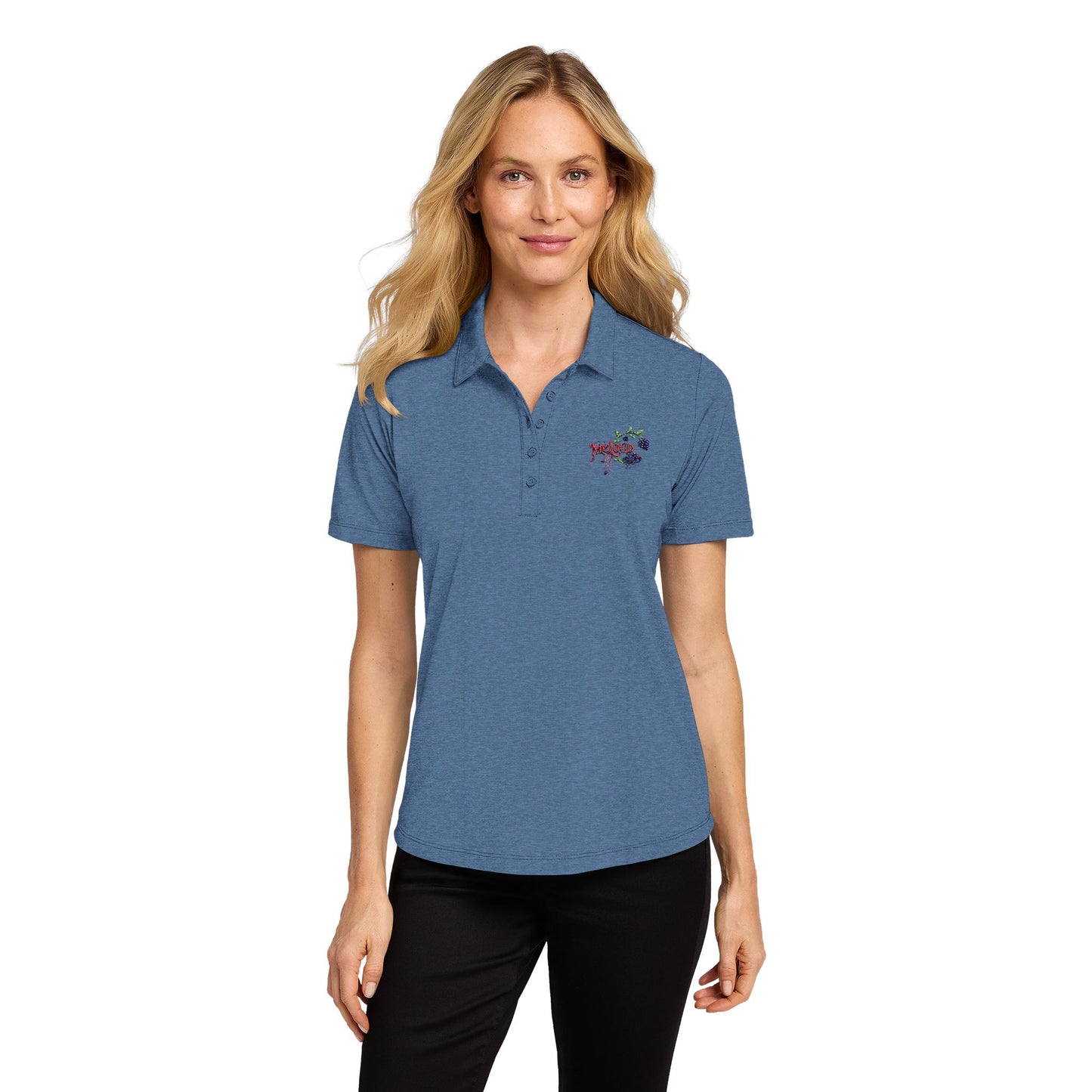 Ladies Polo Shirt — Embroidered City of McLoud