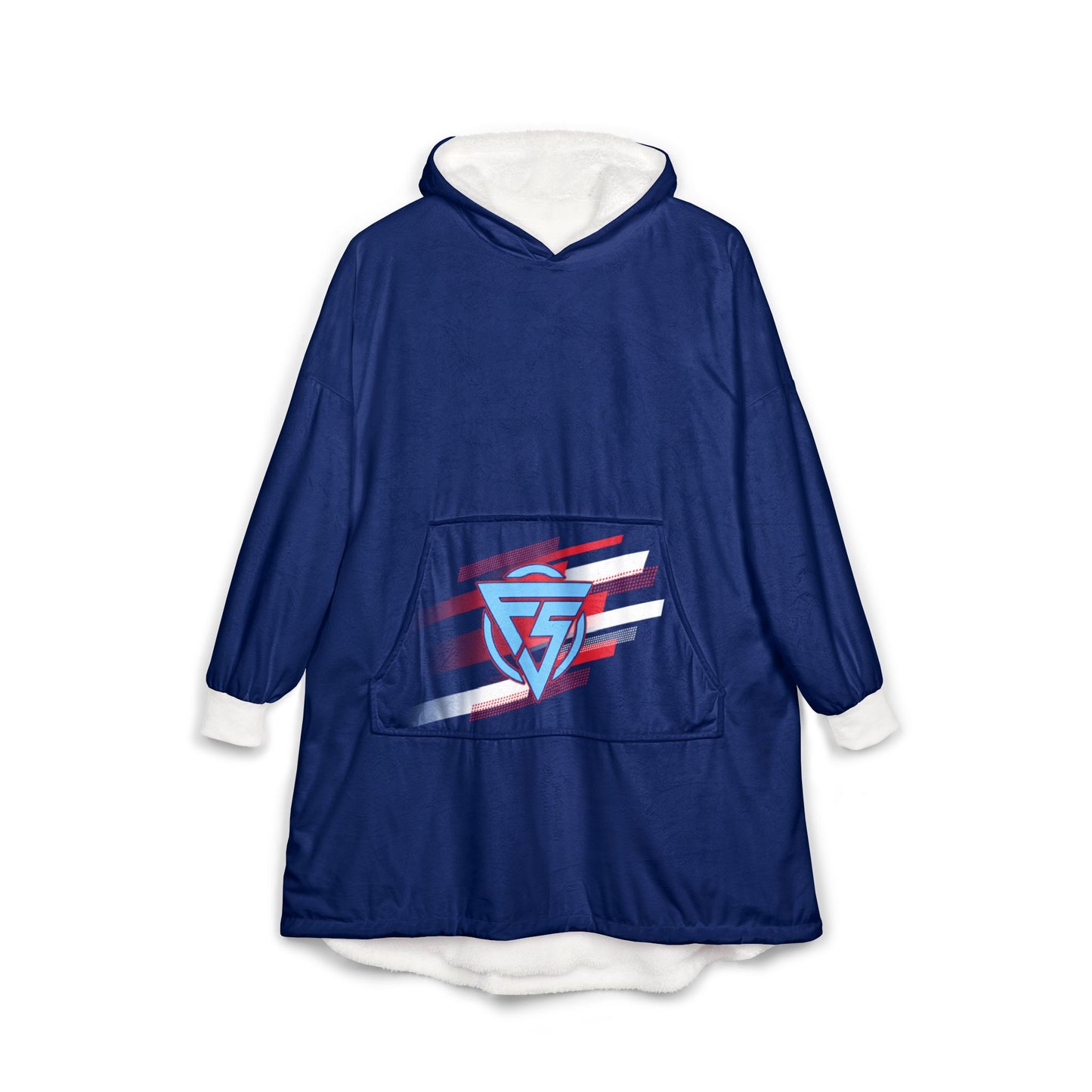 F5 Blue Hooded Blanket