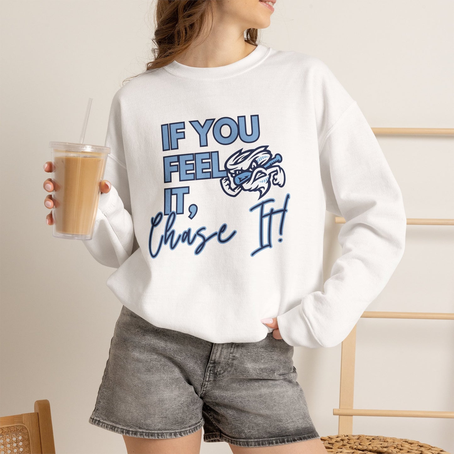 "Chase It" Unisex Heavy Blend™ Crewneck Sweatshirt