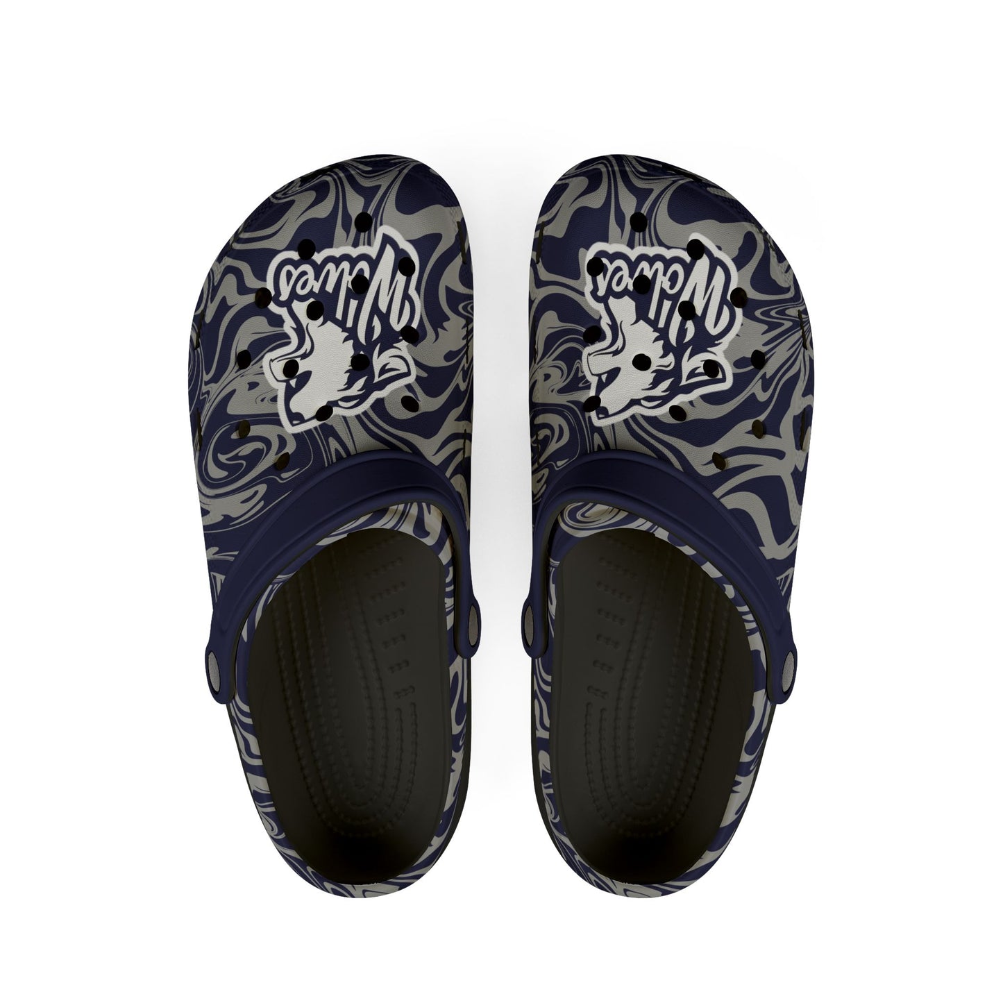 Wolves Marbled EVA Foam Clogs