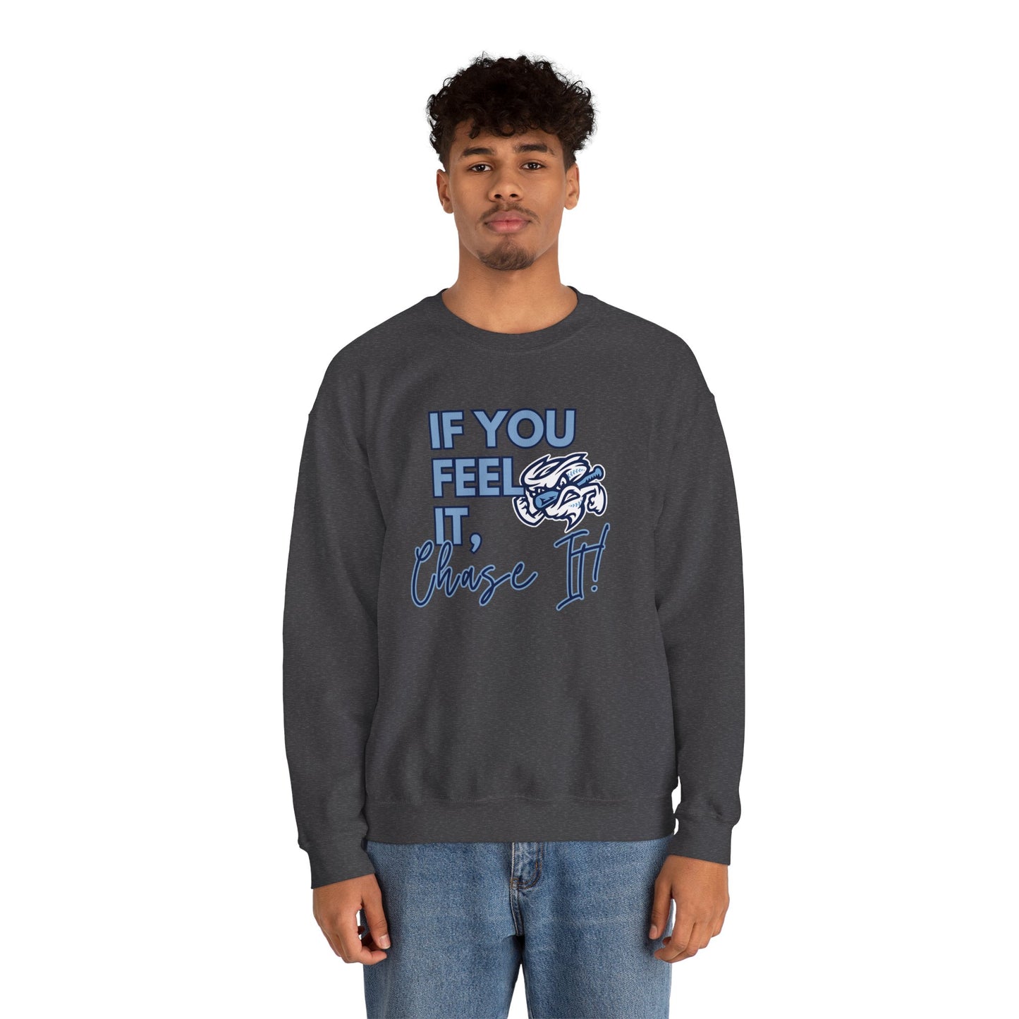 "Chase It" Unisex Heavy Blend™ Crewneck Sweatshirt