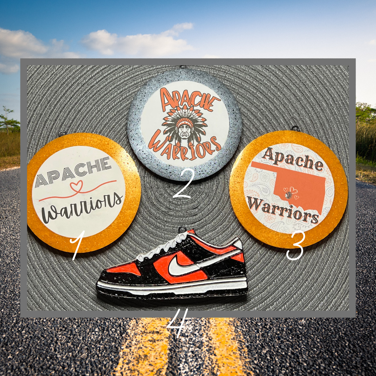 Apache Warriors Car Freshie