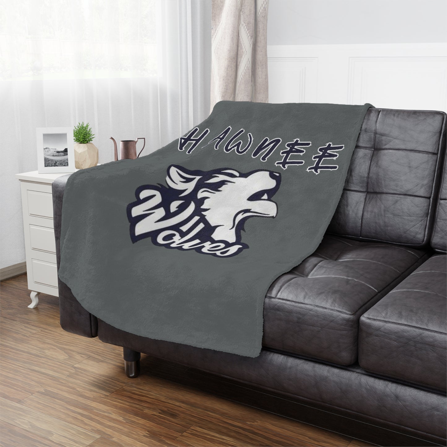 Shawnee Wolves Microfiber Blanket