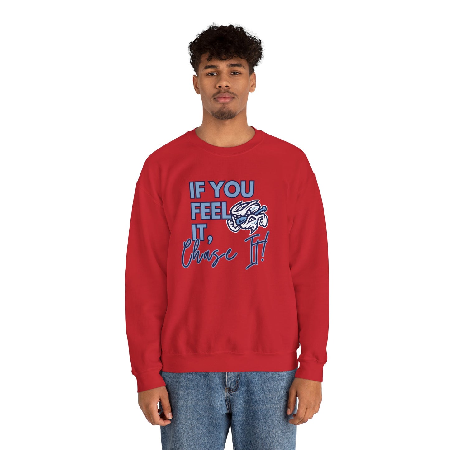 "Chase It" Unisex Heavy Blend™ Crewneck Sweatshirt