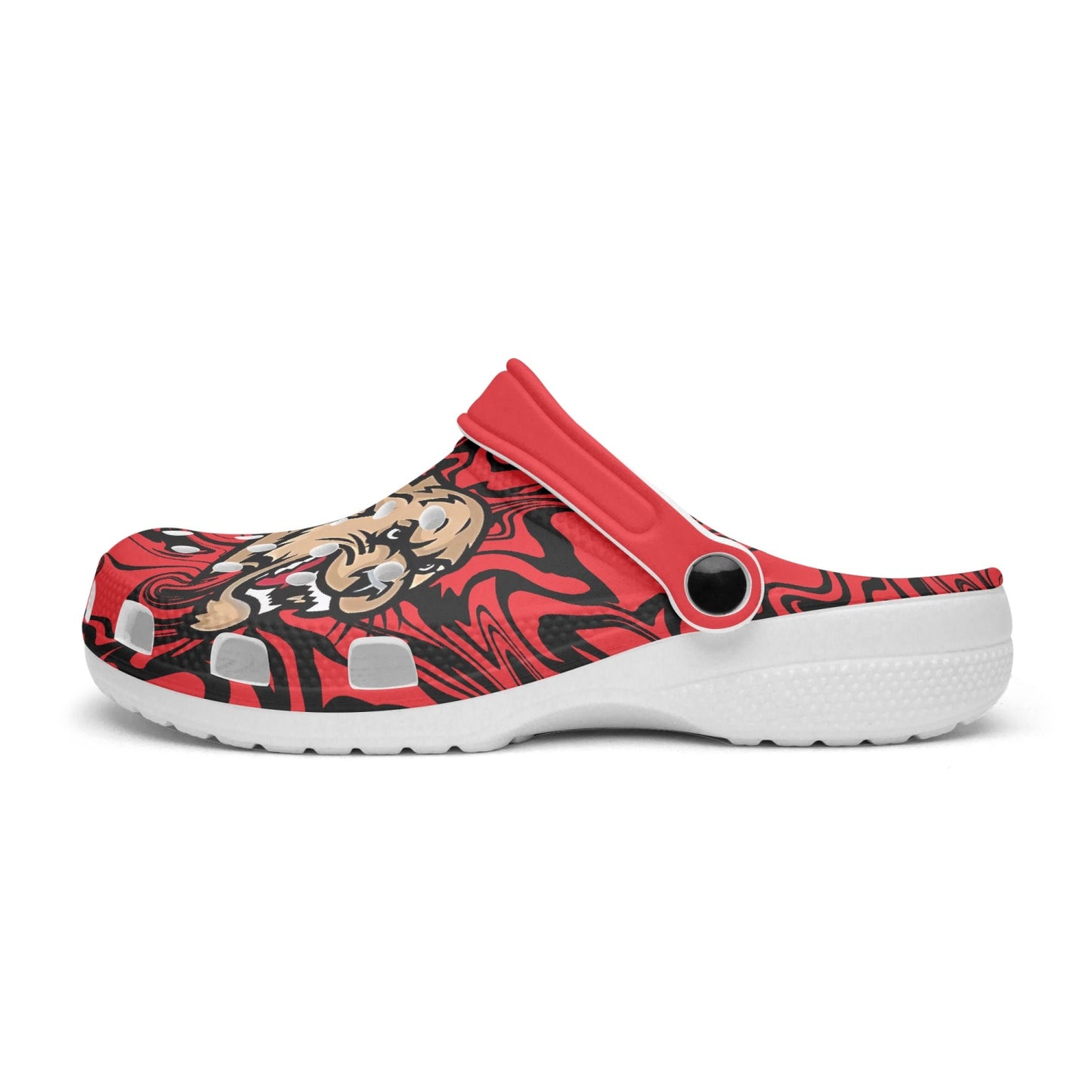 Cougars Psychedelic Print "Crocs"