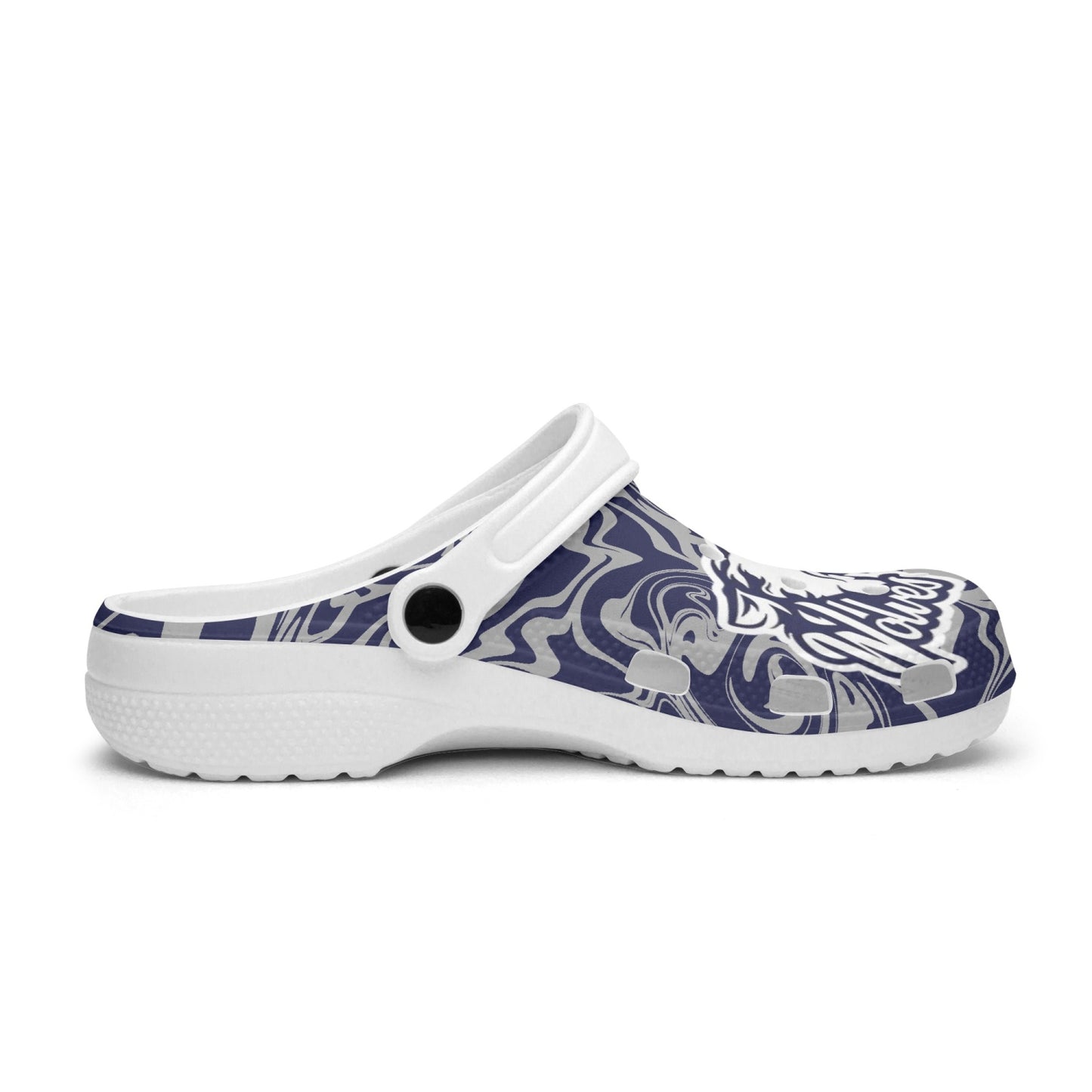 Wolves Psychedelic White "crocs"