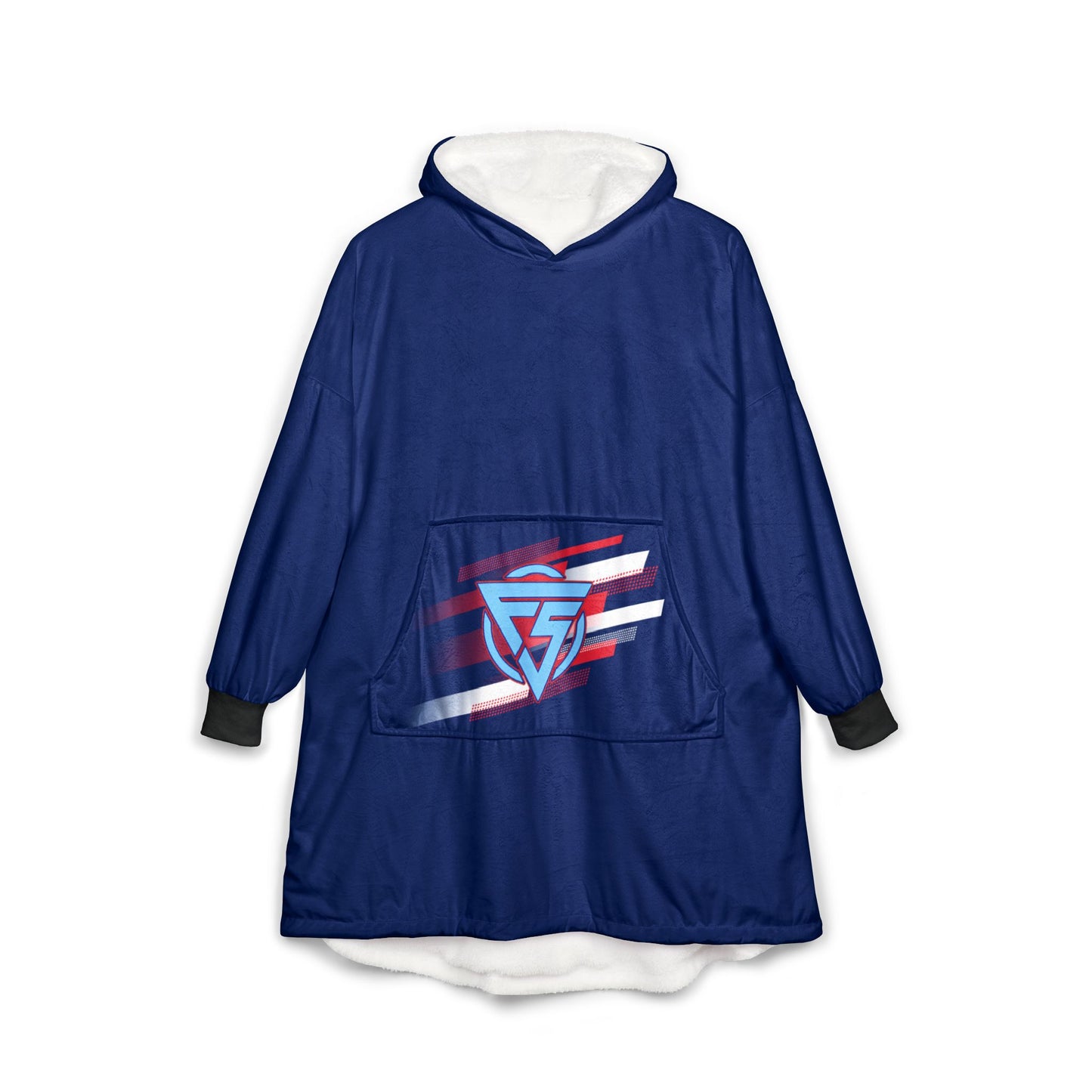 F5 Blue Hooded Blanket