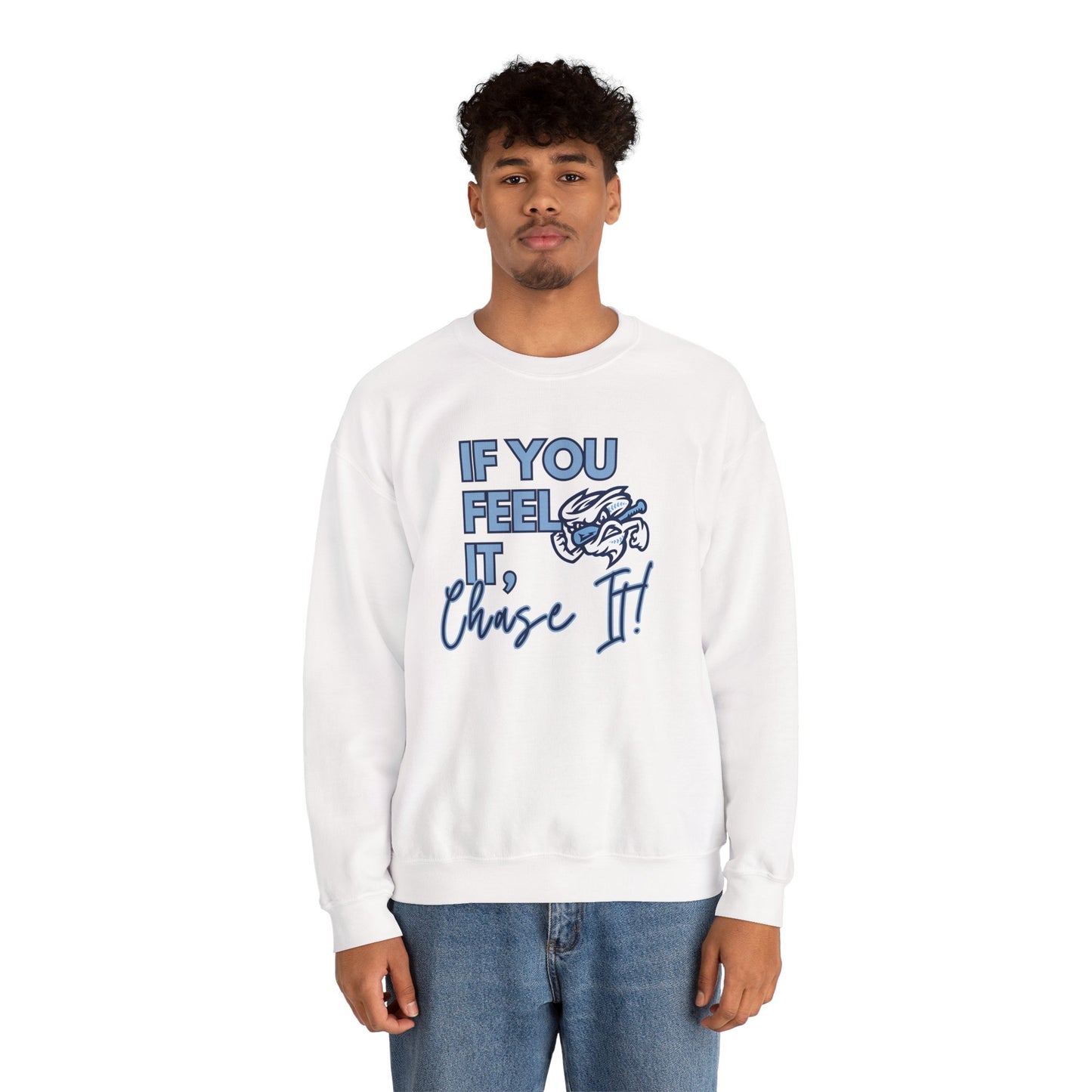"Chase It" Unisex Heavy Blend™ Crewneck Sweatshirt
