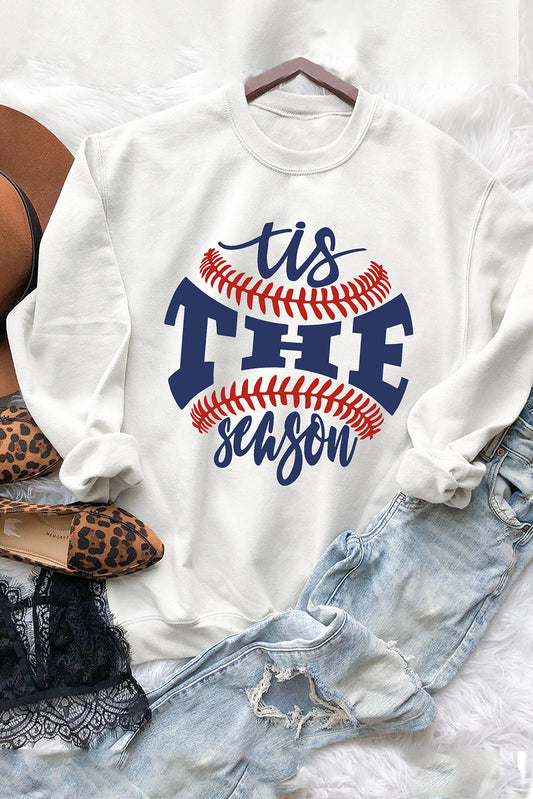 Tis the Season Baseball Graphic Sweatshirt