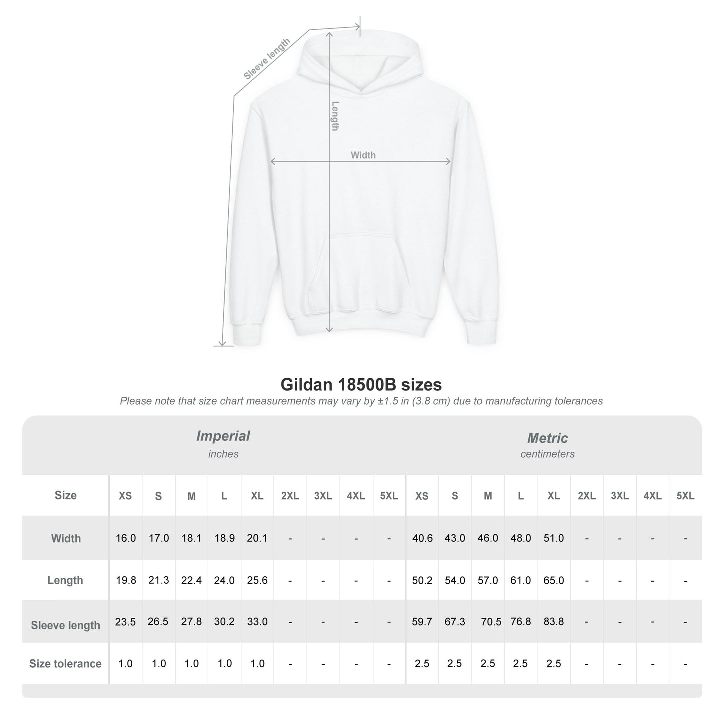 Youth Stitches Heavy Blend Hooded Sweatshirt