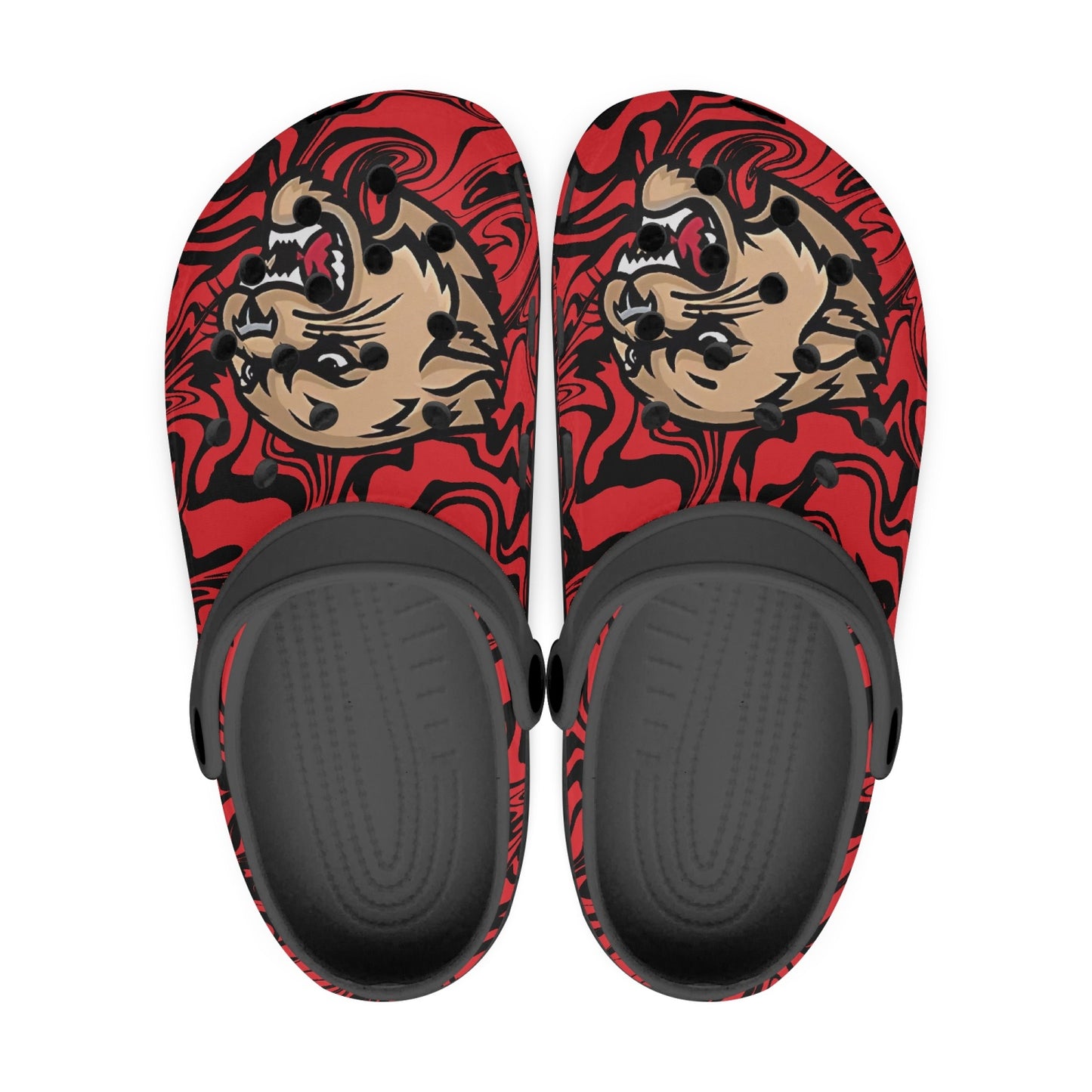 Cougars Psychedelic Black "Crocs"