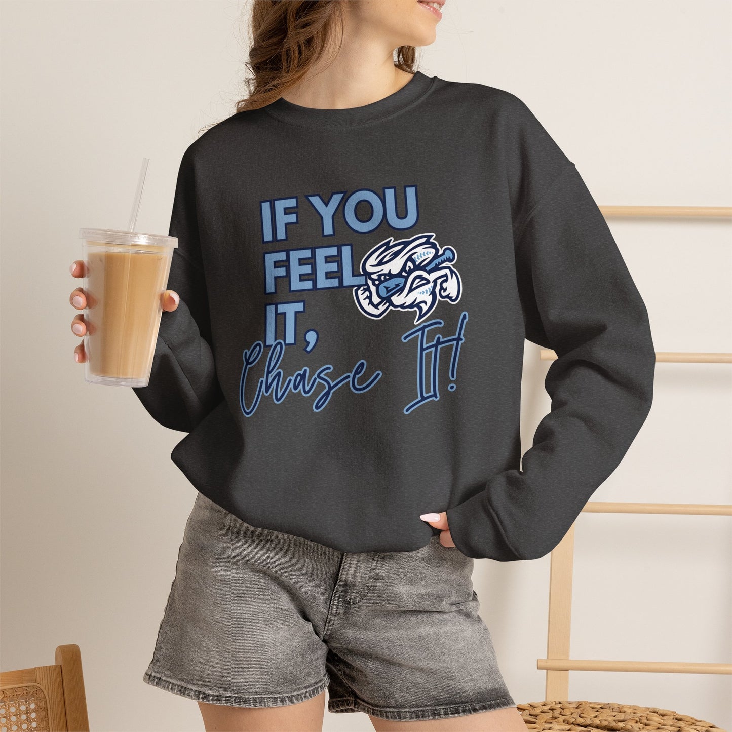 "Chase It" Unisex Heavy Blend™ Crewneck Sweatshirt