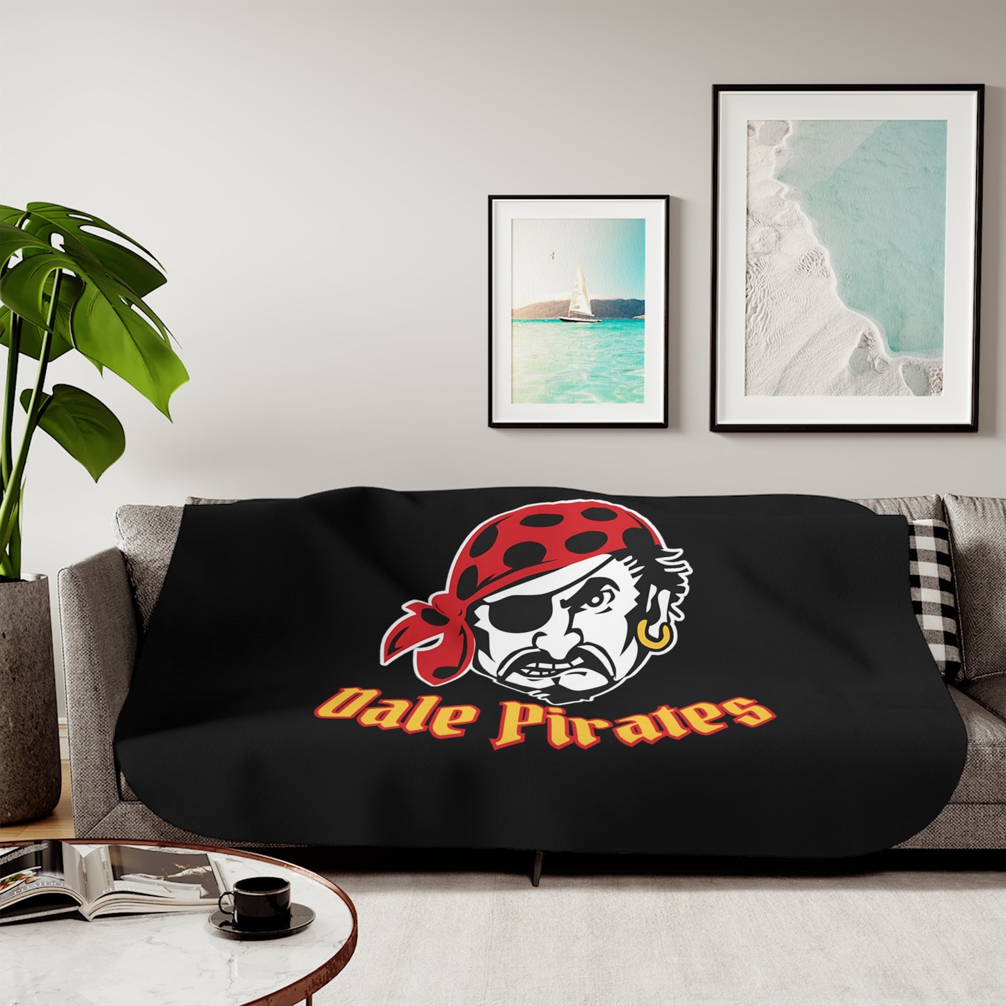 Dale Pirates Sherpa Blanket, Two Colors