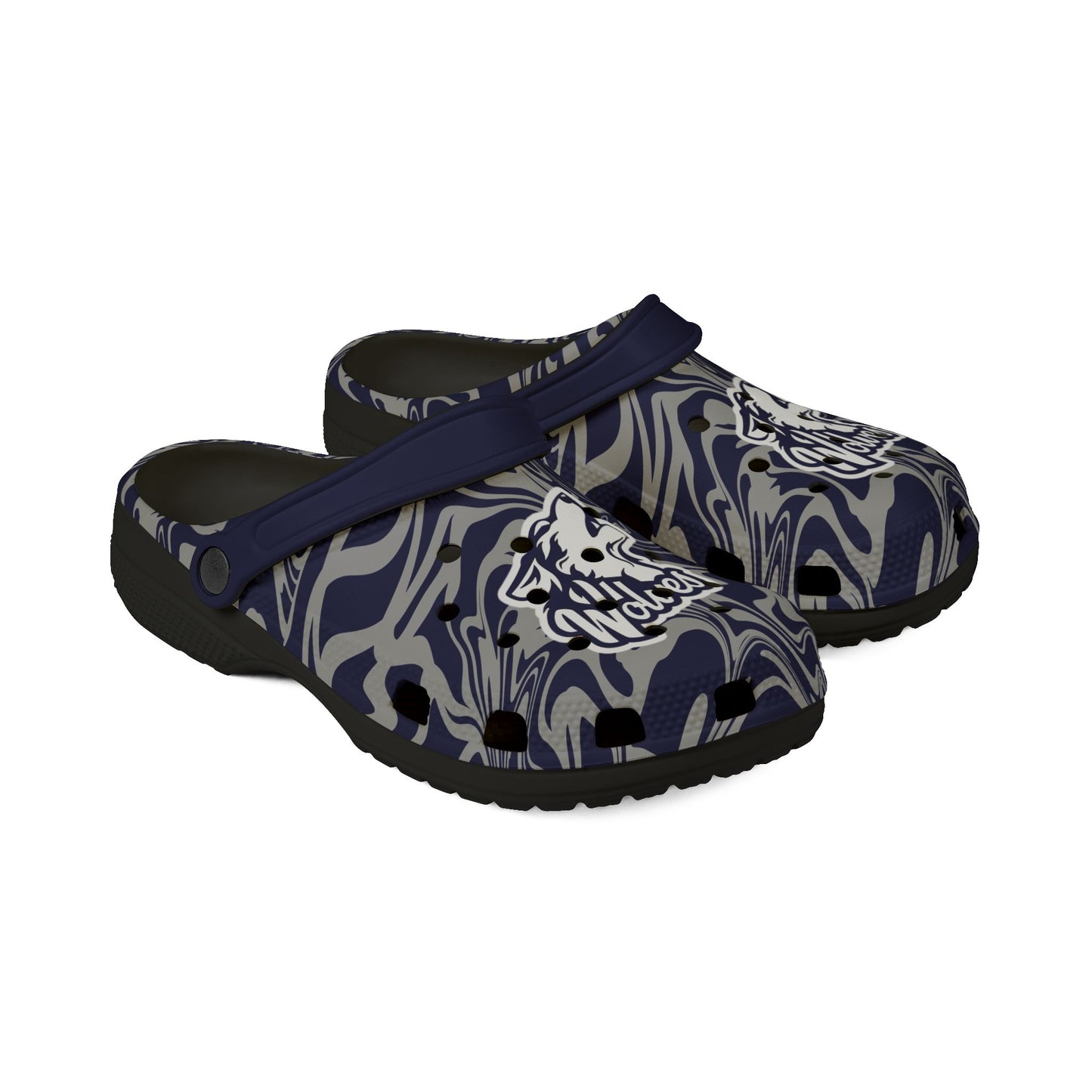 Wolves Marbled EVA Foam Clogs