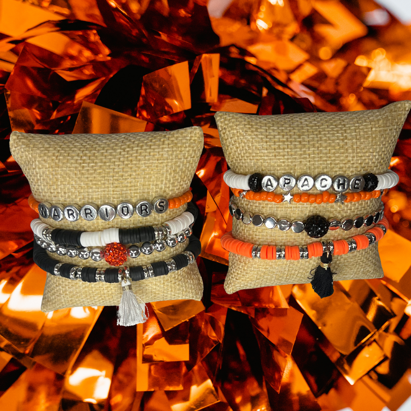 School Spirit Stack Bracelet Set