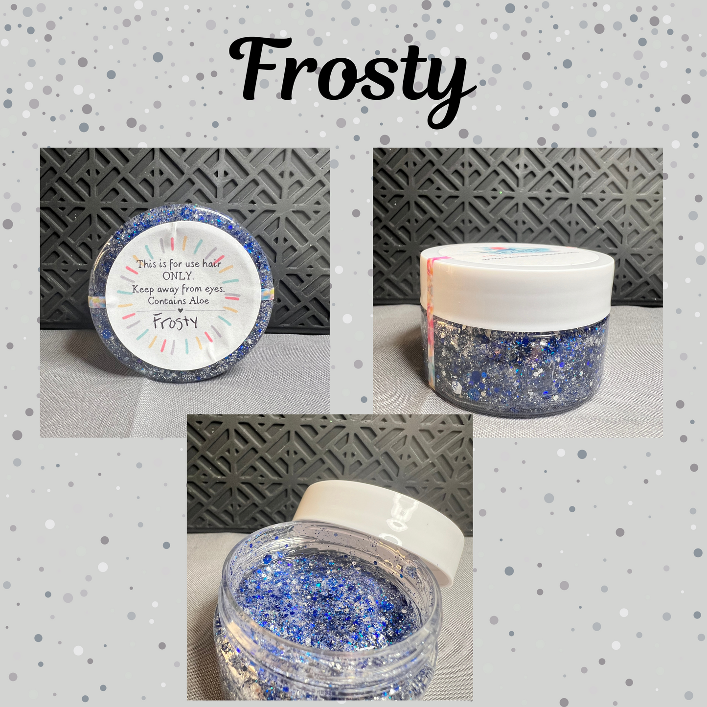 Custom Hair Glitter Gel