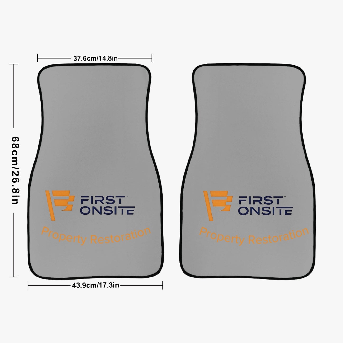 First Onsite 2 piece Vehicle Floor Mats