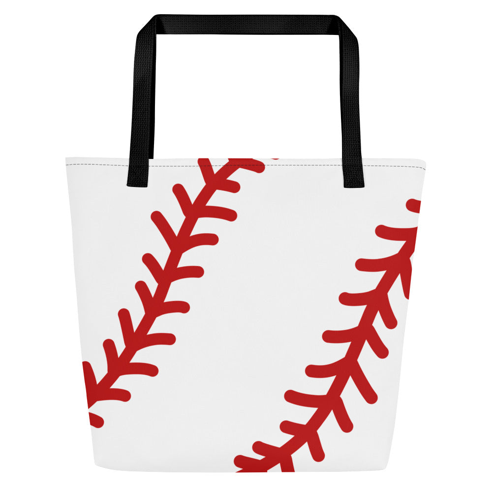 "Bottomless Pit" Baseball Mom Tote Bag