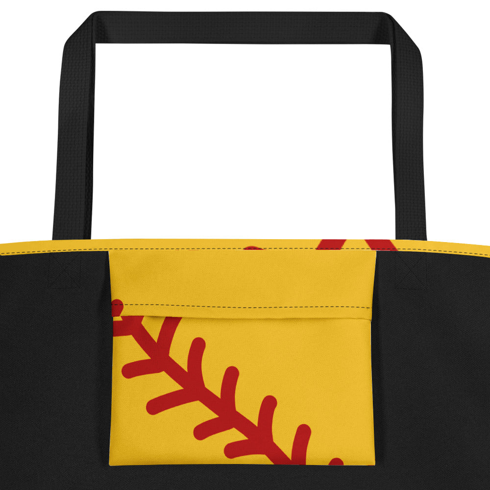 "Bottomless Pit" Softball Mom Tote Bag