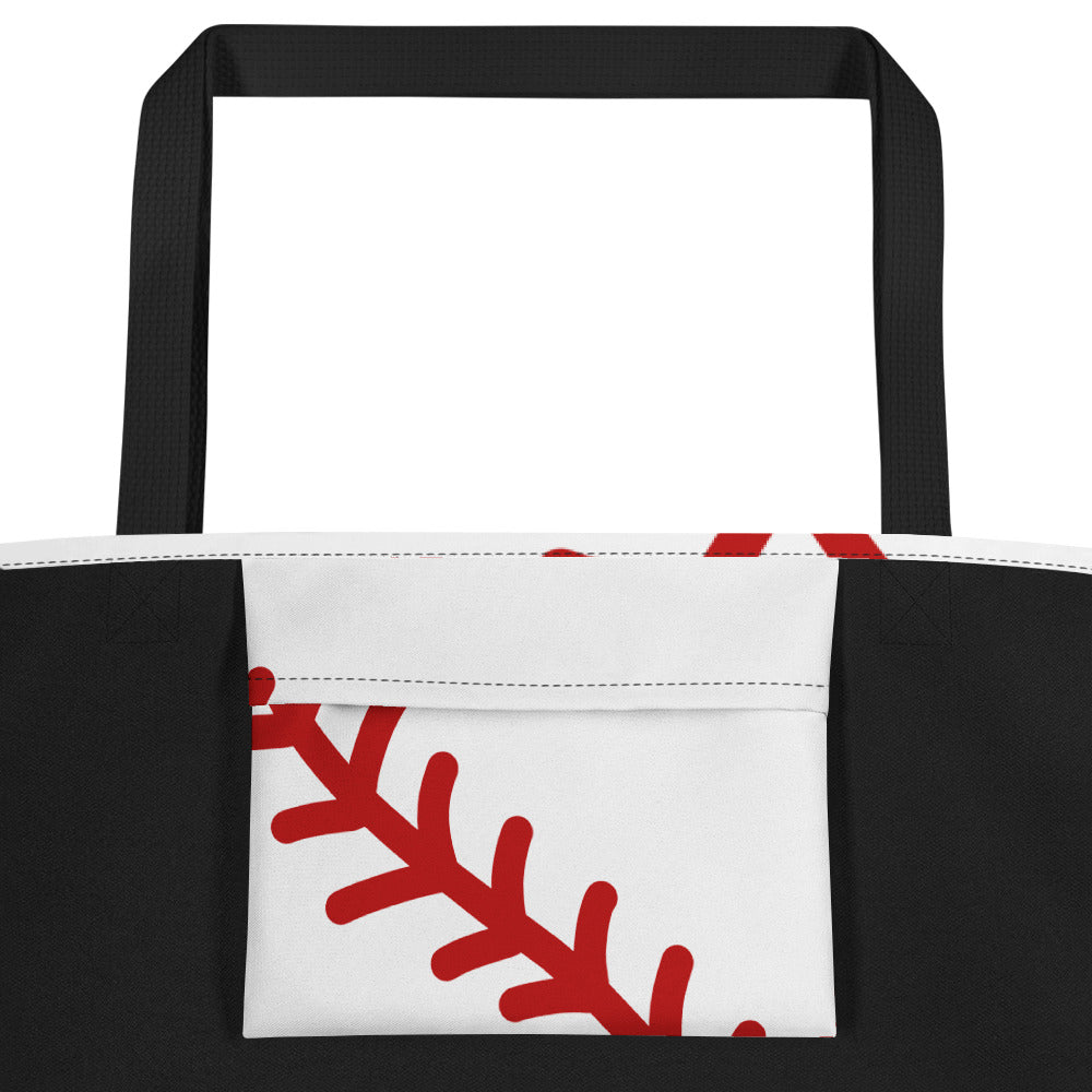 "Bottomless Pit" Baseball Mom Tote Bag