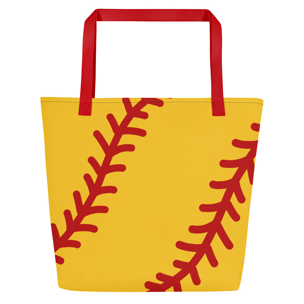 "Bottomless Pit" Softball Mom Tote Bag