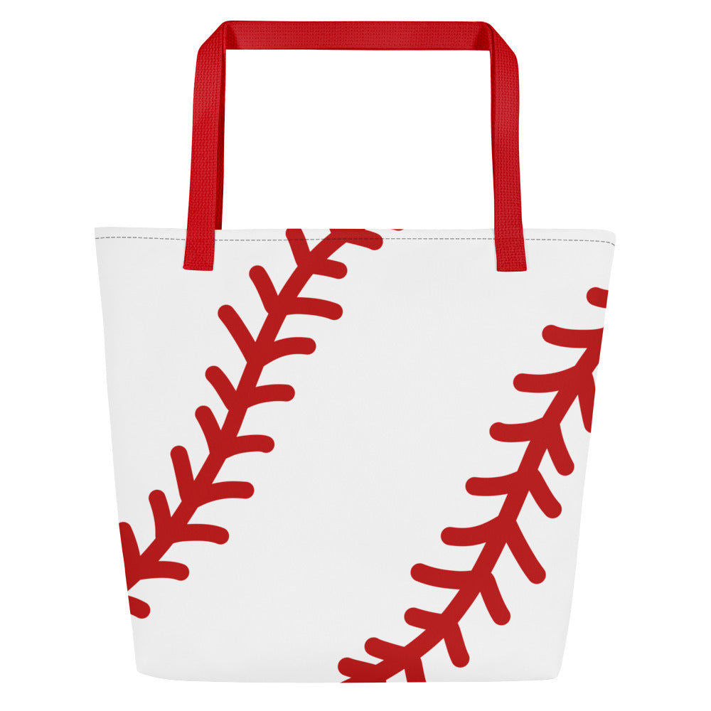 "Bottomless Pit" Baseball Mom Tote Bag