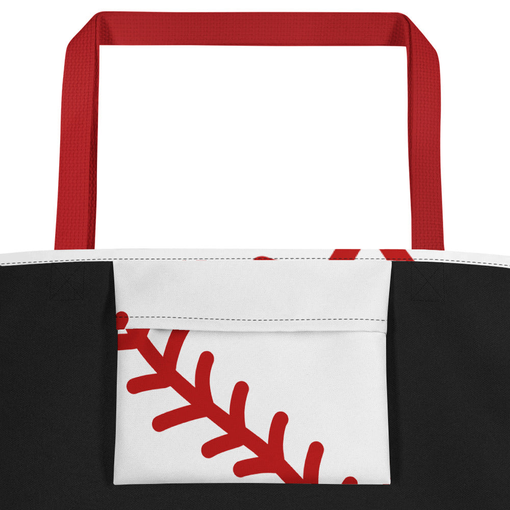 "Bottomless Pit" Baseball Mom Tote Bag