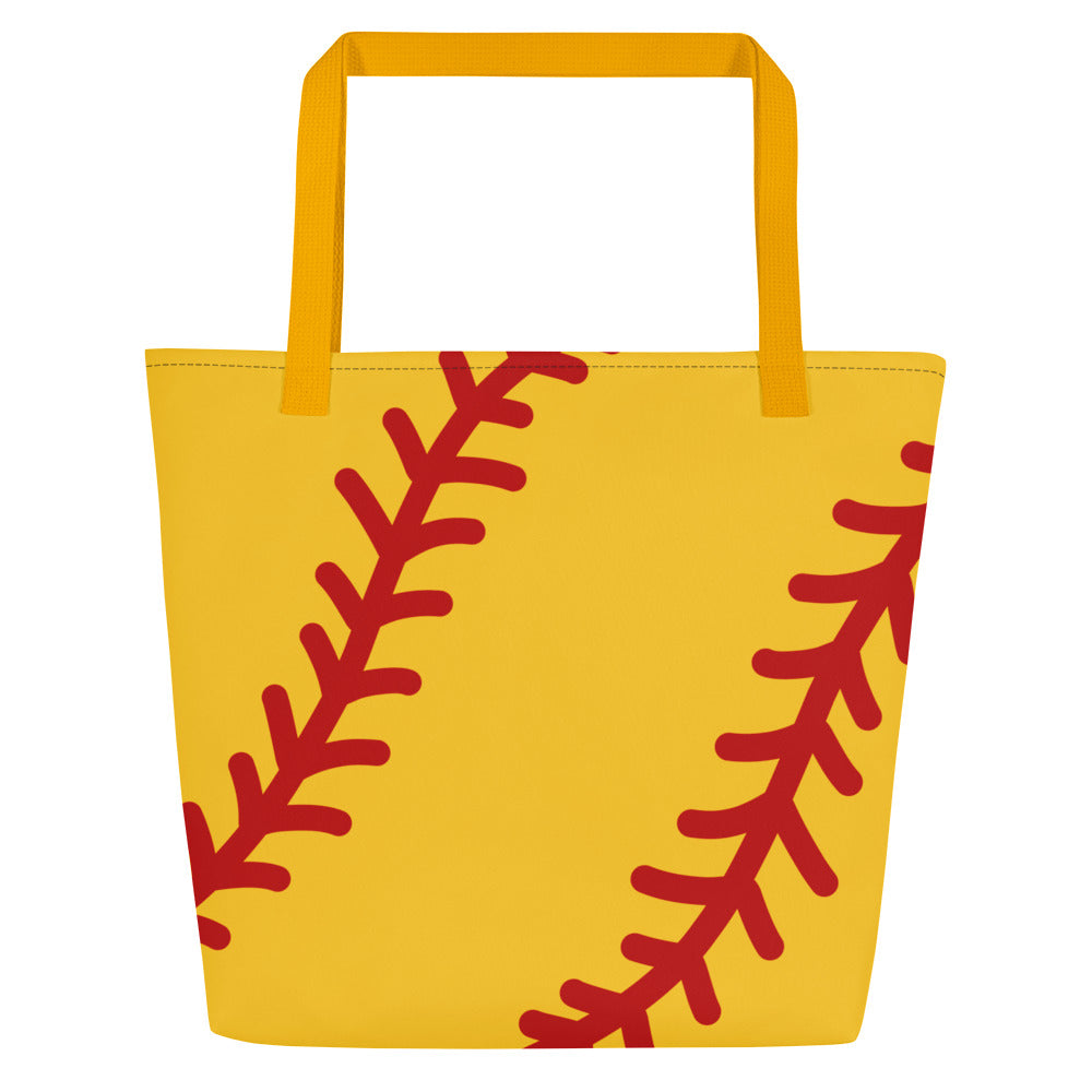 "Bottomless Pit" Softball Mom Tote Bag