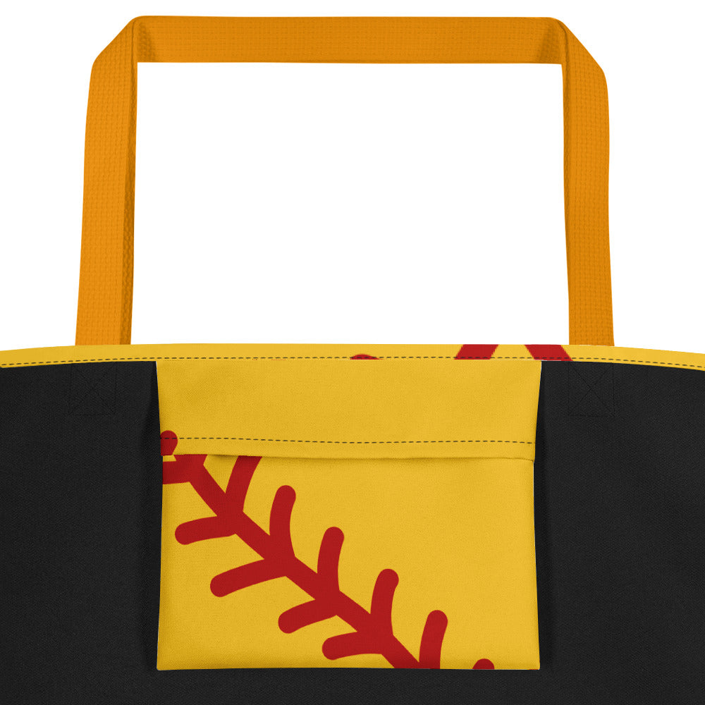 "Bottomless Pit" Softball Mom Tote Bag