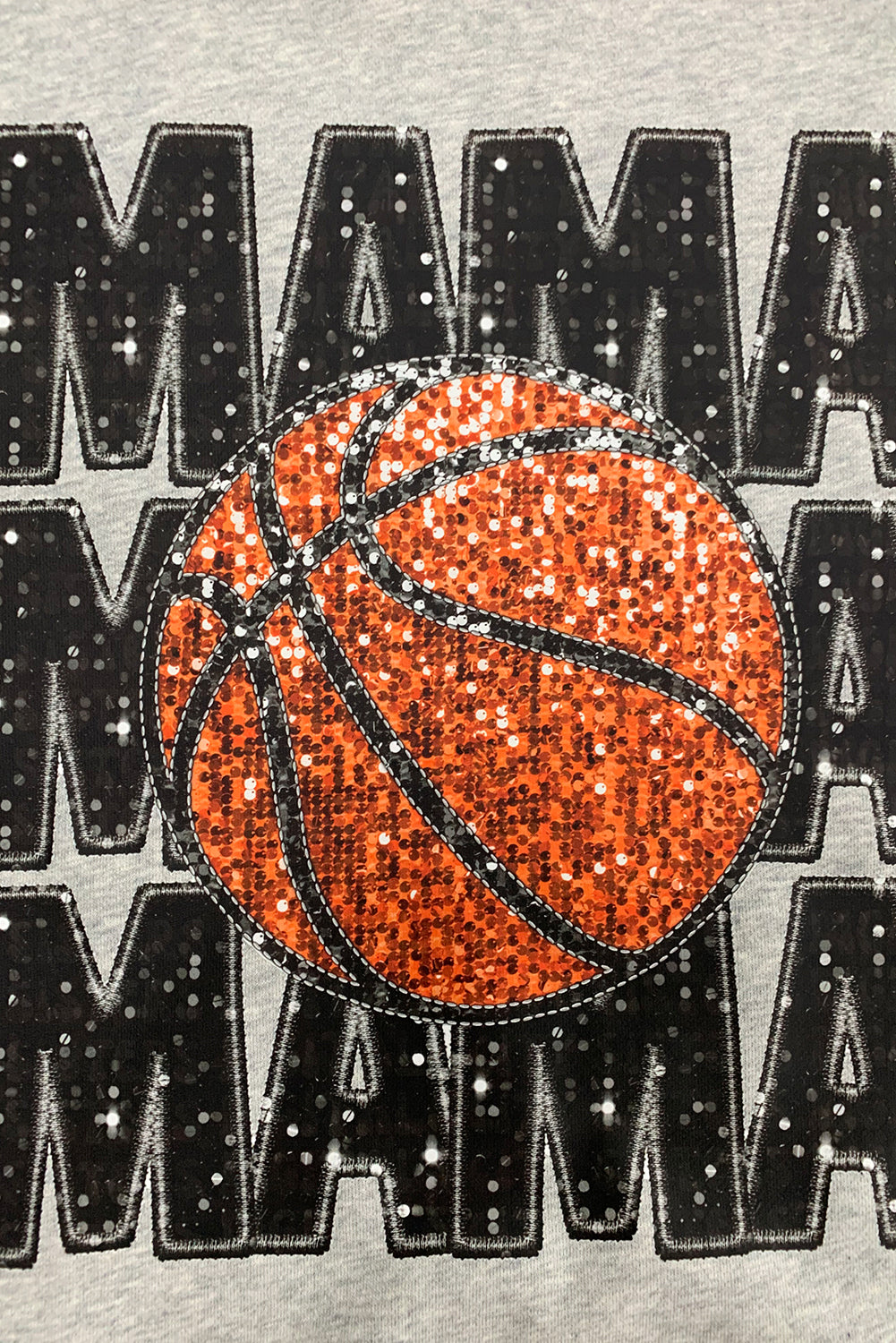 Basketball Mama Sequin Sweatshirt