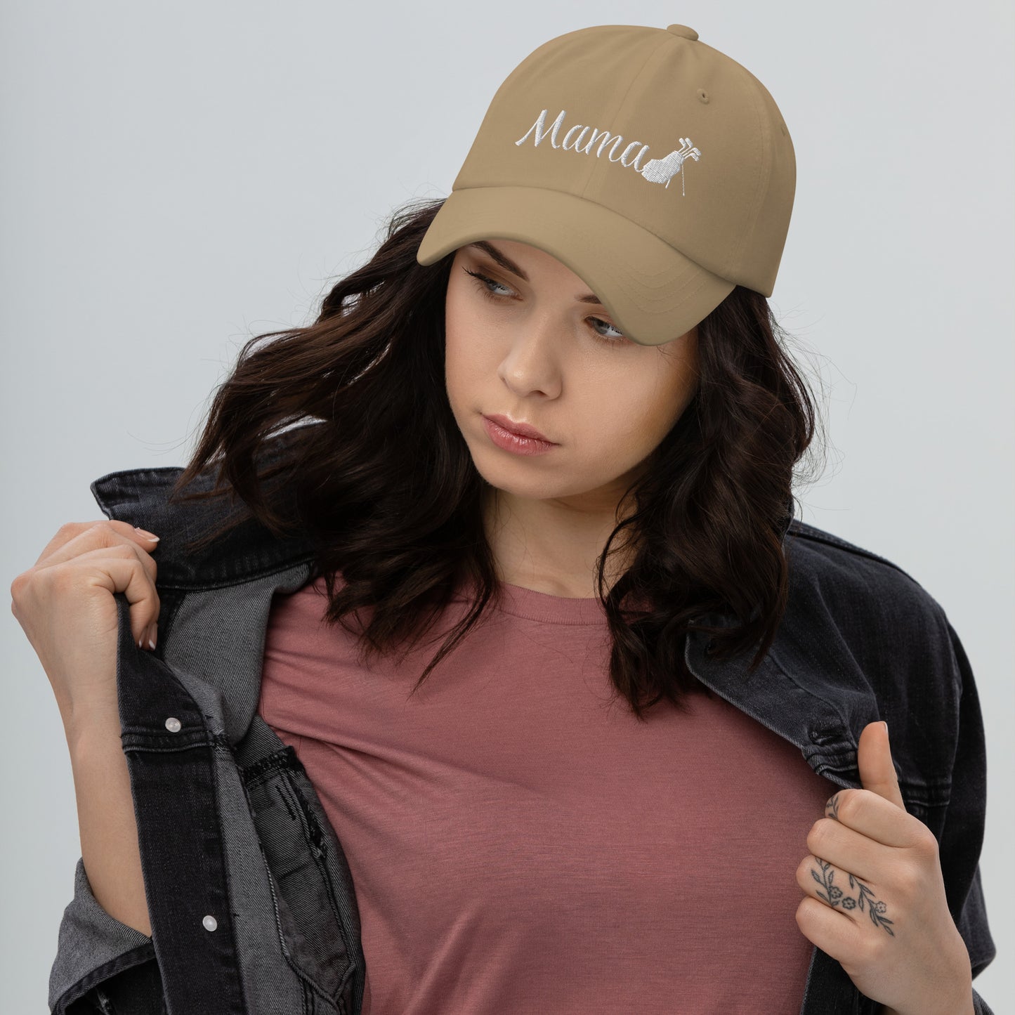 Golf Mom Puff Embroidered Hat