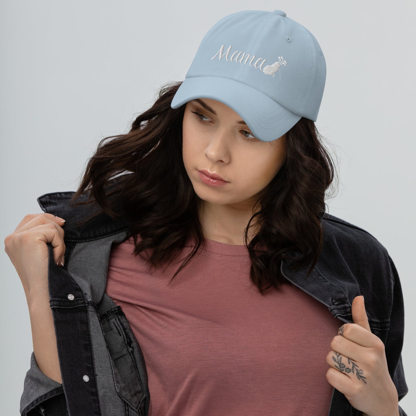 Golf Mom Puff Embroidered Hat