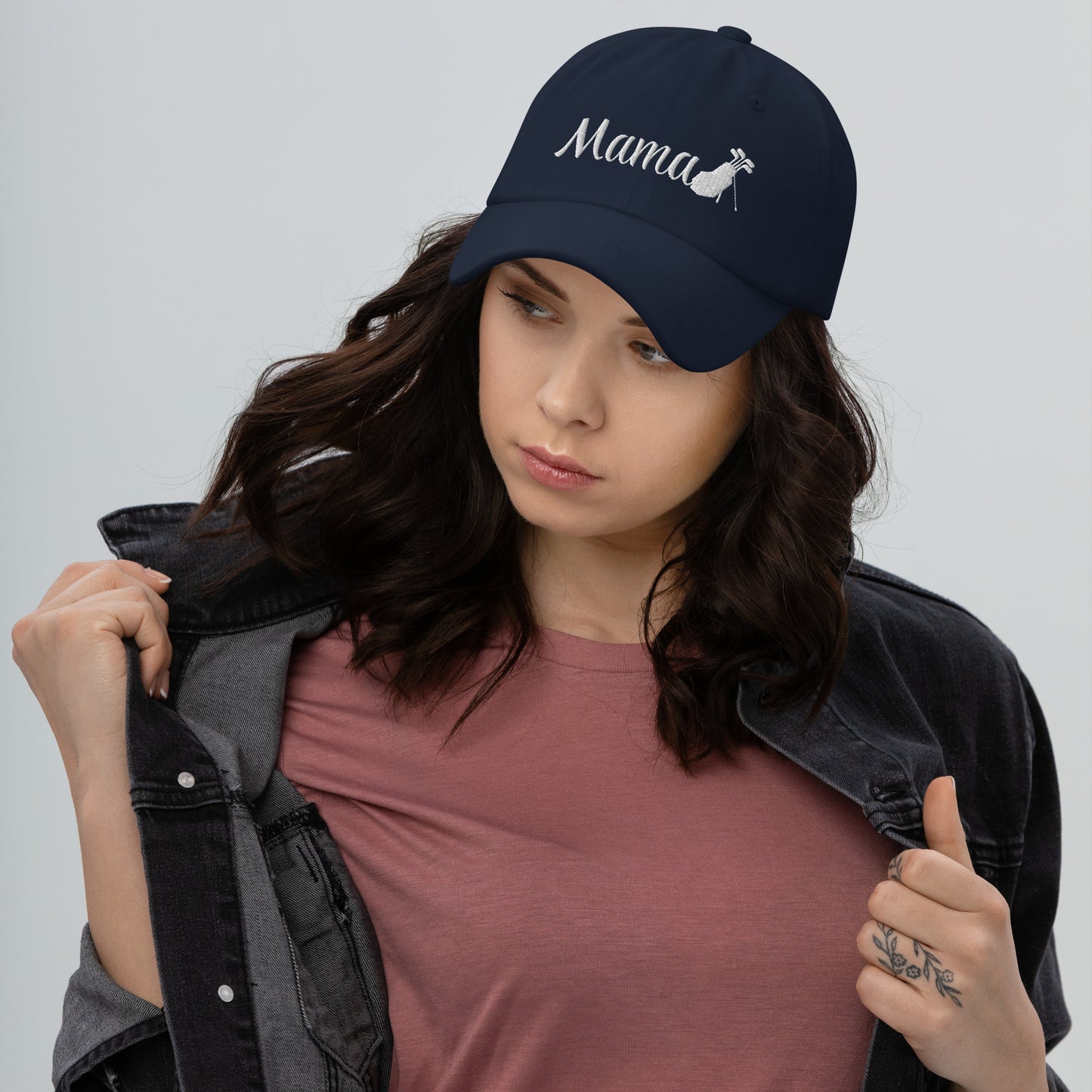 Golf Mom Puff Embroidered Hat