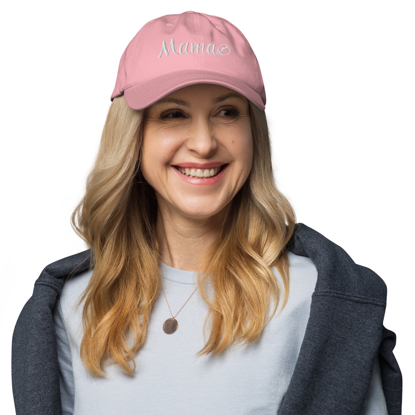 Football Mama Puff Embroidered Hat