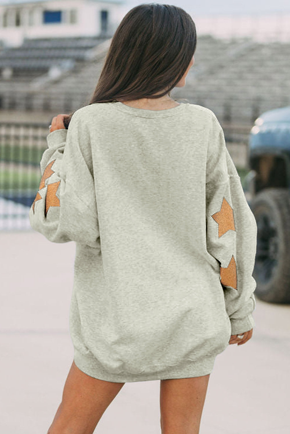 Be a Star! Orange Game Day Graphic Sweatshirt