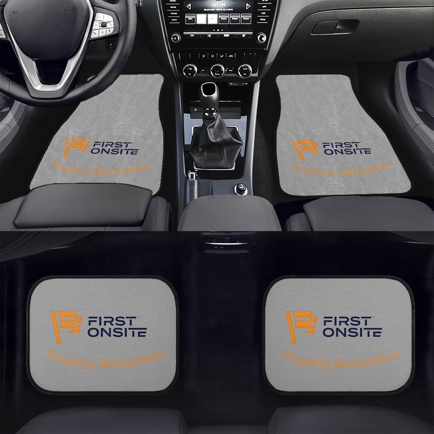 First Onsite Car Floor Mats - 4Pcs