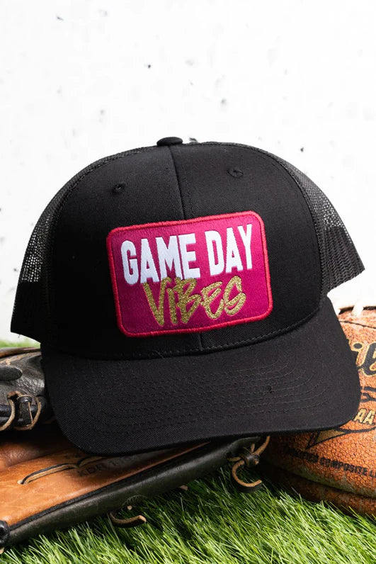 Glitter Game Day Vibes Ball Cap