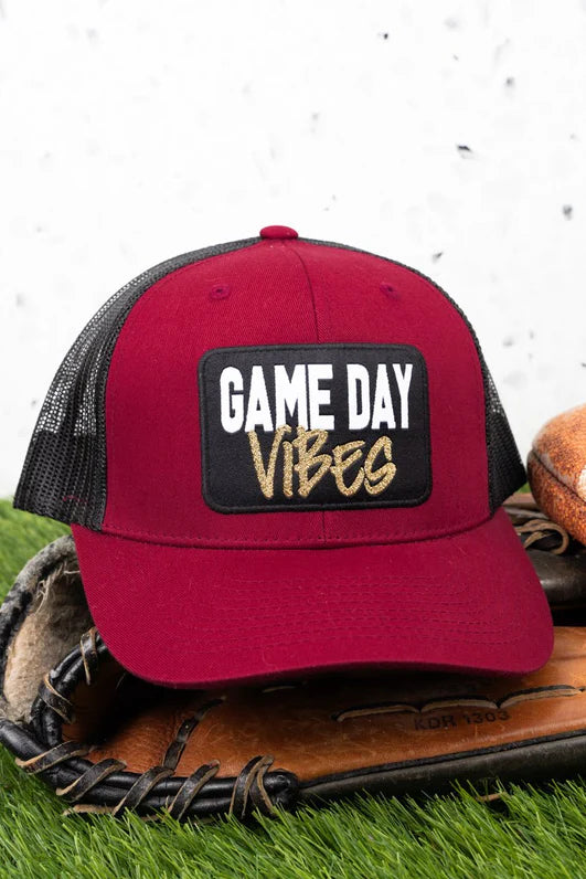 Glitter Game Day Vibes Ball Cap