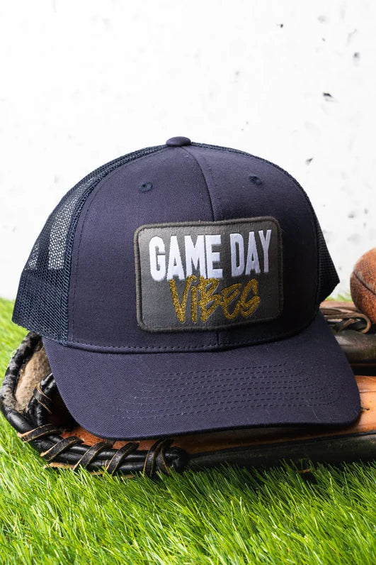 Glitter Game Day Vibes Ball Cap