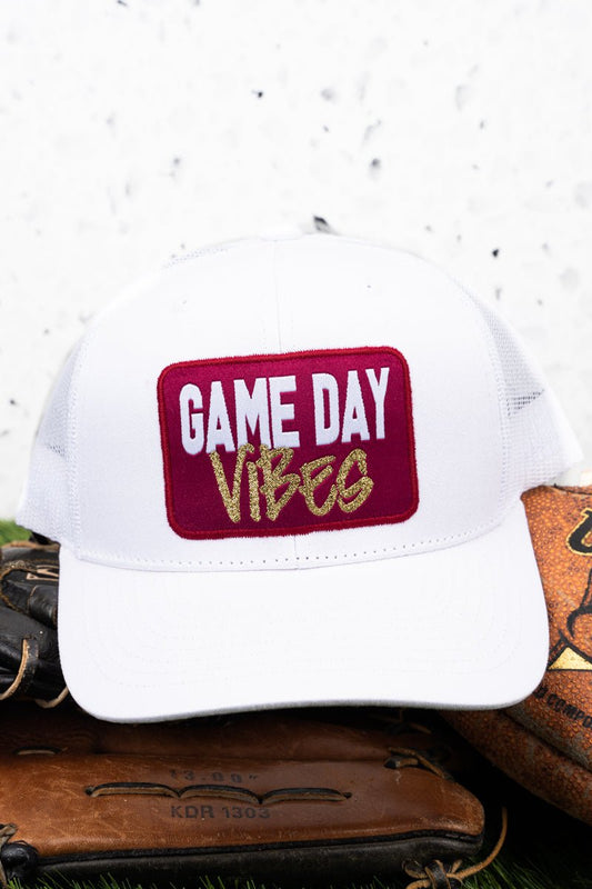 Glitter Game Day Vibes Ball Cap